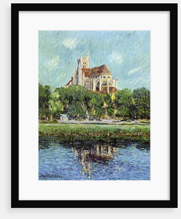 The Cathedral at Auxerre, 1907 by Gustave Loiseau