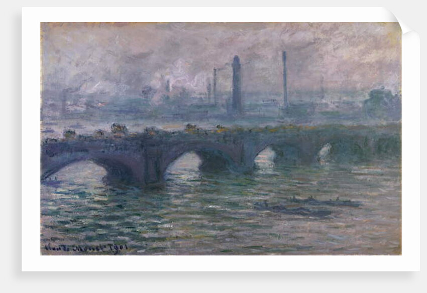 Waterloo Bridge, 1901 by Claude Monet