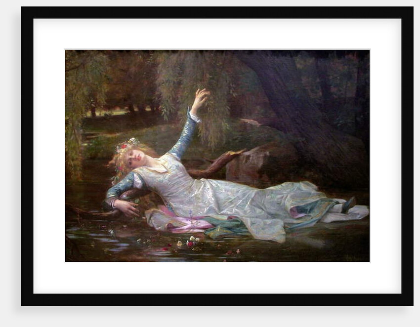 Ophelia, 1883 by Alexandre Cabanel