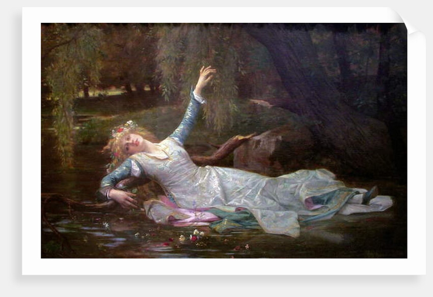 Ophelia, 1883 by Alexandre Cabanel