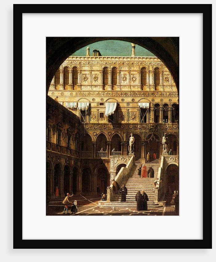 The Giants' Steps, Venice, 1765 by (1697-1768) Canaletto