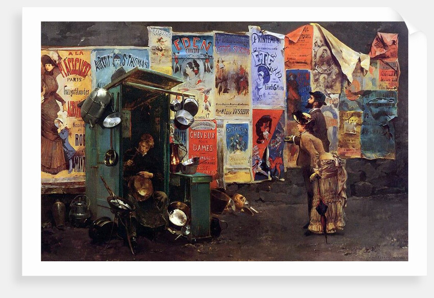 Mending the Pots, 1882 by Louis Robert Carrier-Belleuse