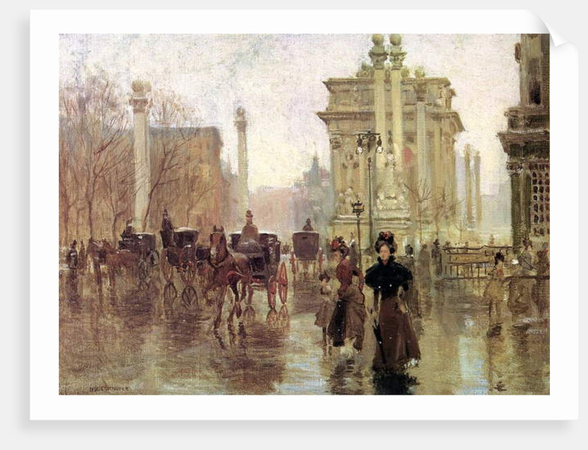 The Dewey Arch, Madison Square Park, c.1900 by Paul Cornoyer