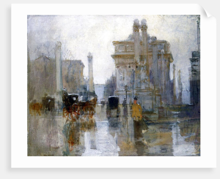 The Dewey Arch, c.1900 by Paul Cornoyer