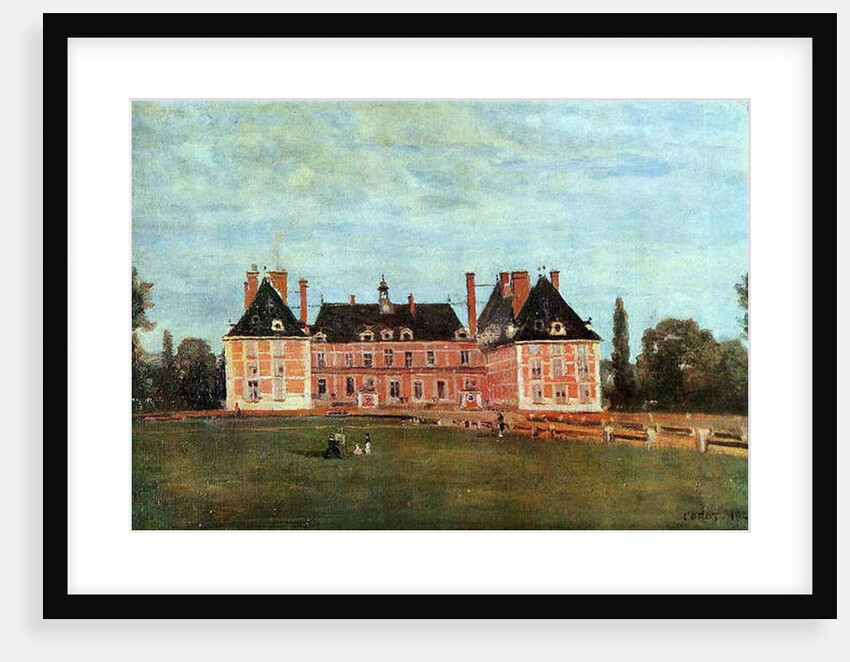 Château de Rosny, 1840 by Jean Baptiste Camille Corot