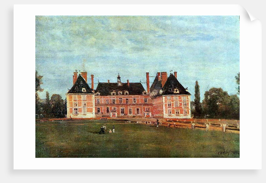 Château de Rosny, 1840 by Jean Baptiste Camille Corot