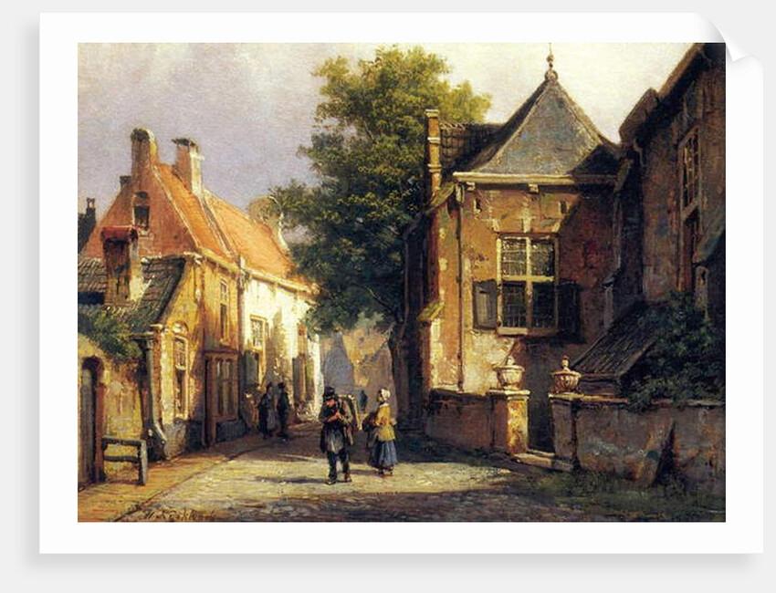 In Amsterdam by Willem Koekkoek