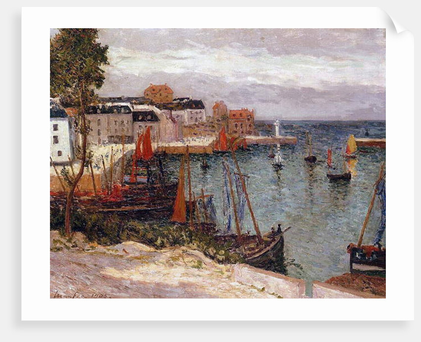The Port of Sauzon, Belle-Isle, Brittany, 1905 by Maxime Emile Louis Maufra