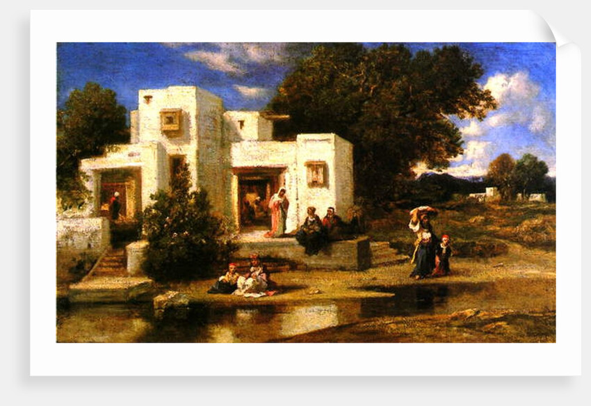 A Turkish House by Narcisse Virgile Diaz de la Pena