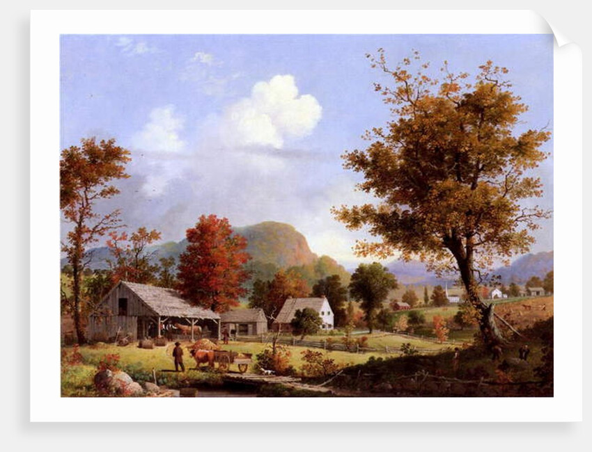 Cider Pressing, 1855 by George Henry Durrie