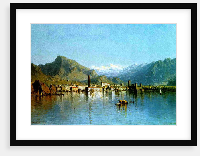 Lake Garda, Italy, 1863 by Sanford Robinson Gifford