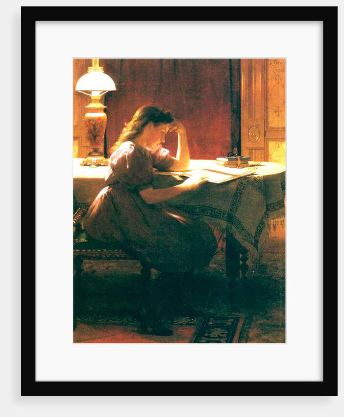 Homework, 1895 by Seymour Joseph Guy