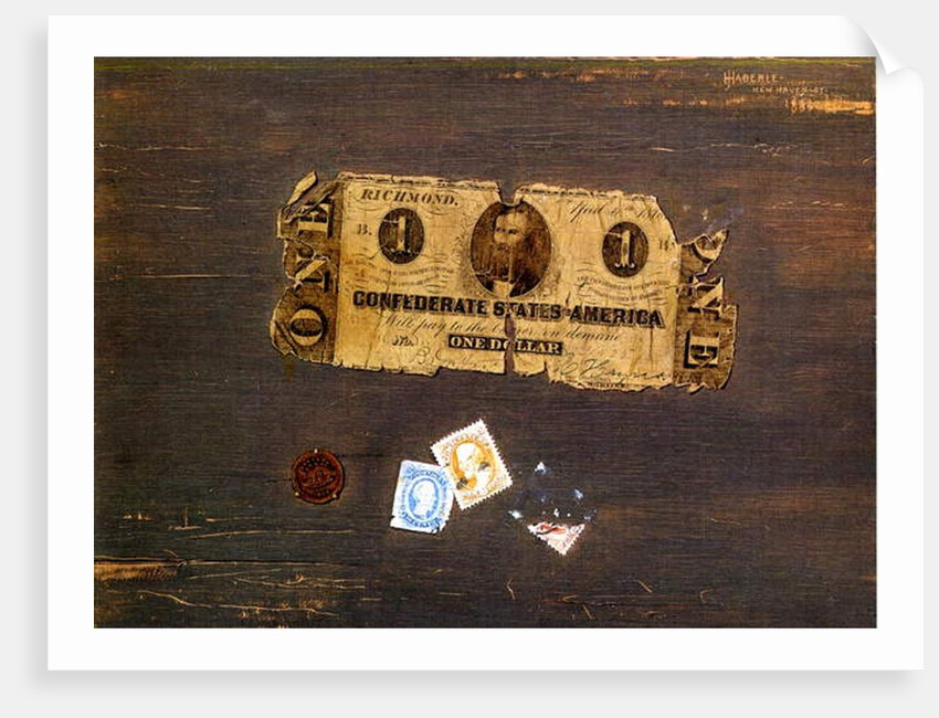 A Confederate Note, 1886-87 by John Haberle