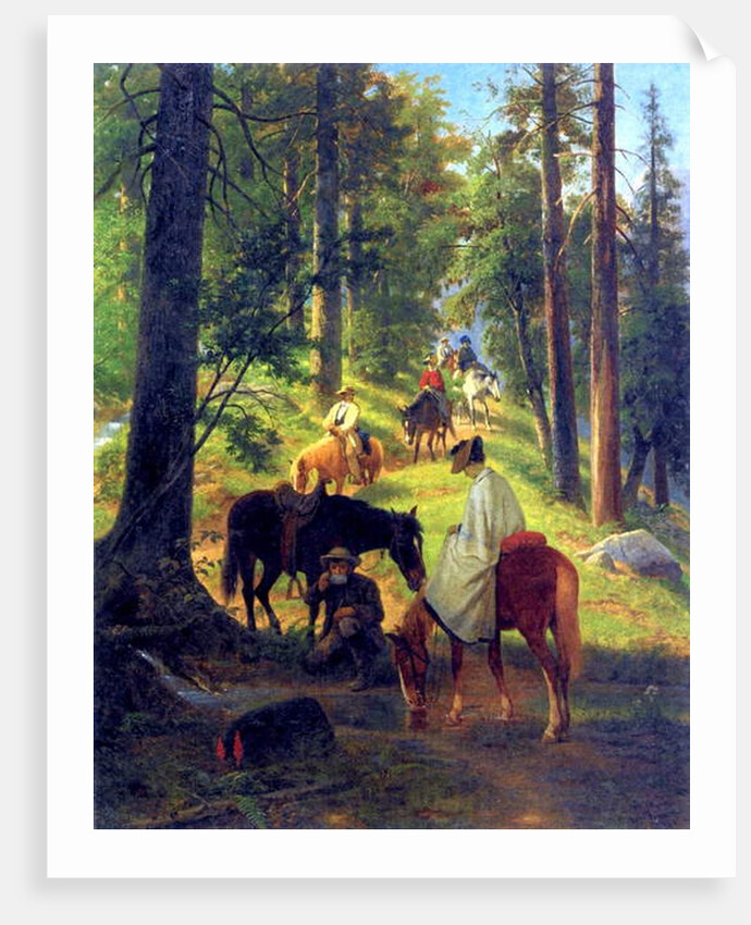 Return from Glacier Point, 1874 by William Hahn