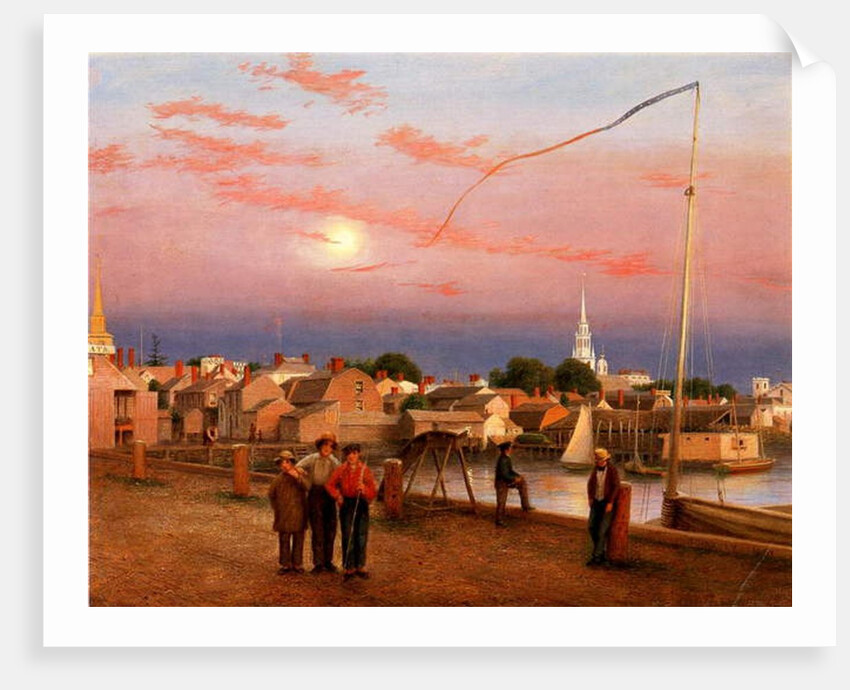 Newport, End of the Day, 1851 by George Harvey
