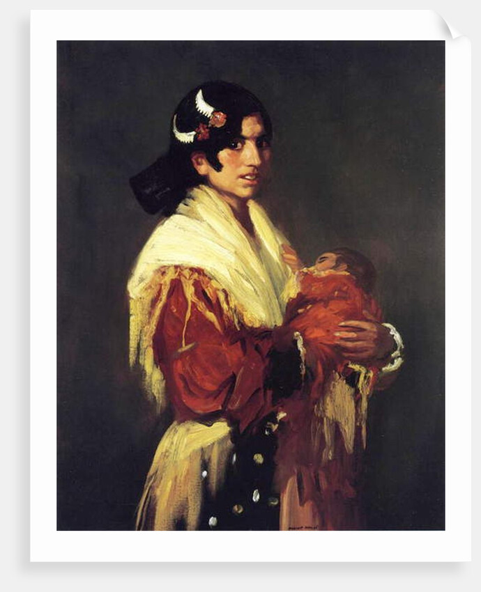 Gypsy and her Baby, 1906 by Robert Cozad Henri