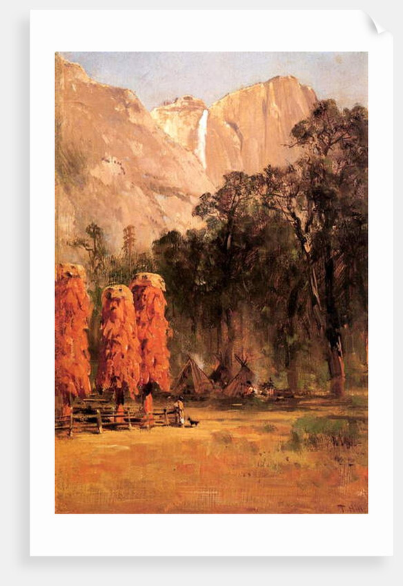 Acorn Granaries of the Piute Indians, c.1873 by Thomas Hill