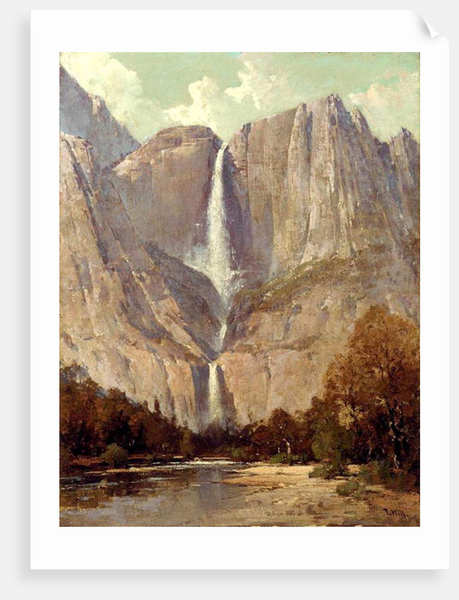 Bridalveil Fall, Yosemite by Thomas Hill
