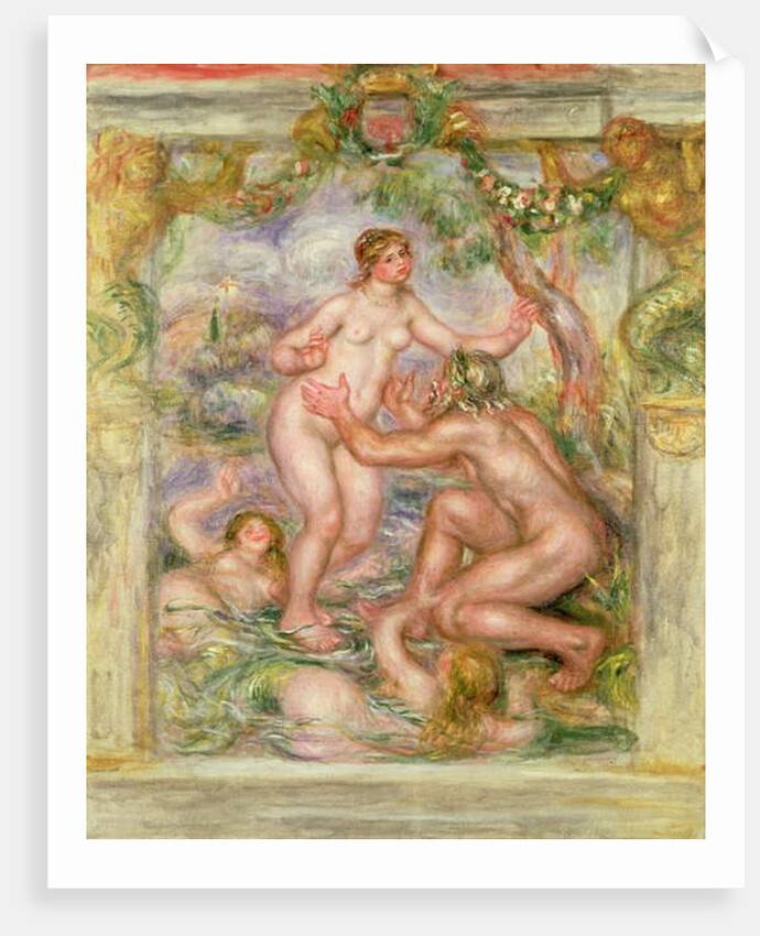 The Saone flowing into the Arms of the Rhone, 1915 by Pierre Auguste Renoir