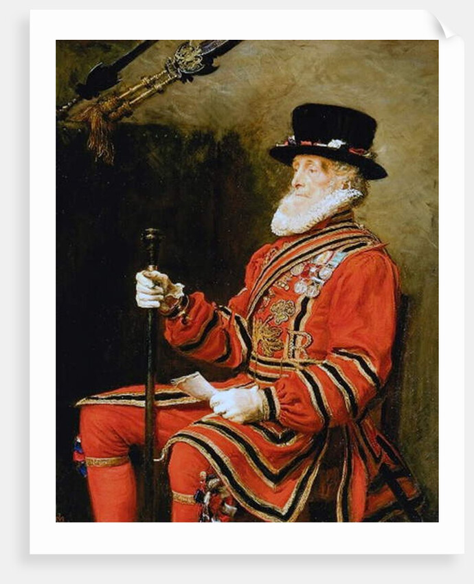 John Charles Montague, Yeoman of the Guard, 1876 by John Everett Millais