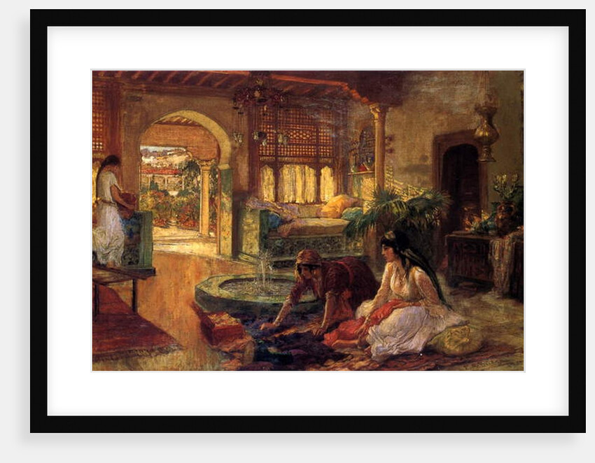 An Oriental Interior, 1900 by Frederick Arthur Bridgman