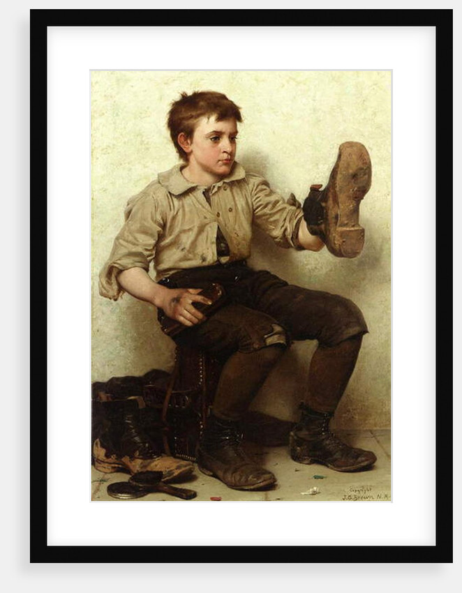 The Boot Boy, c.1885-90 by John George Brown