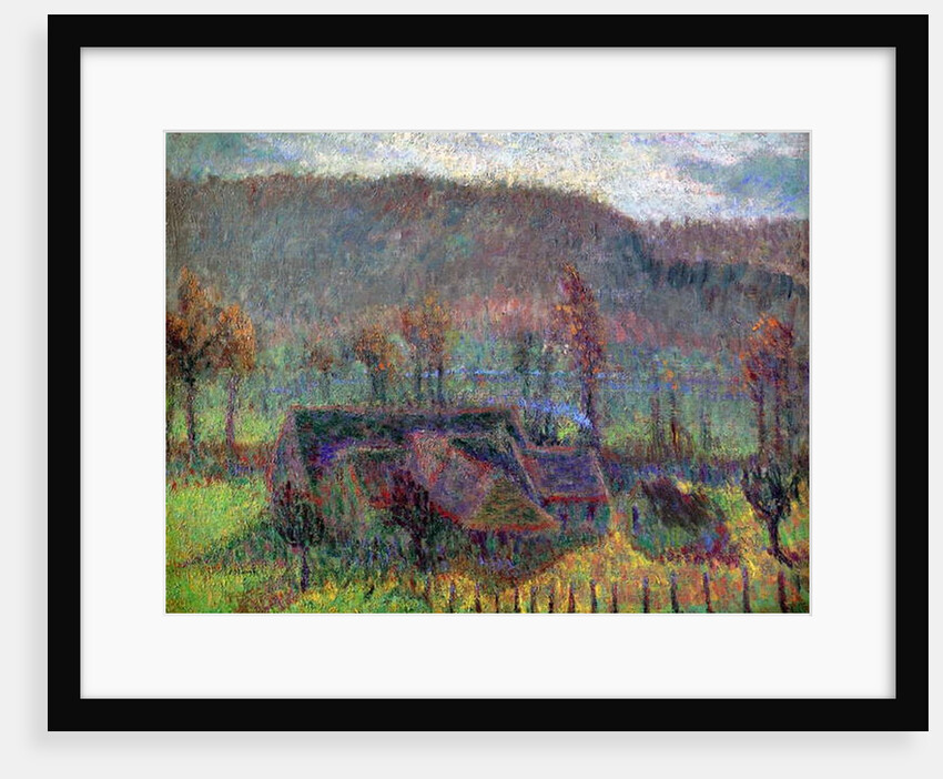 Cottages at Giverny, c.1907 by Theodore Earl Butler