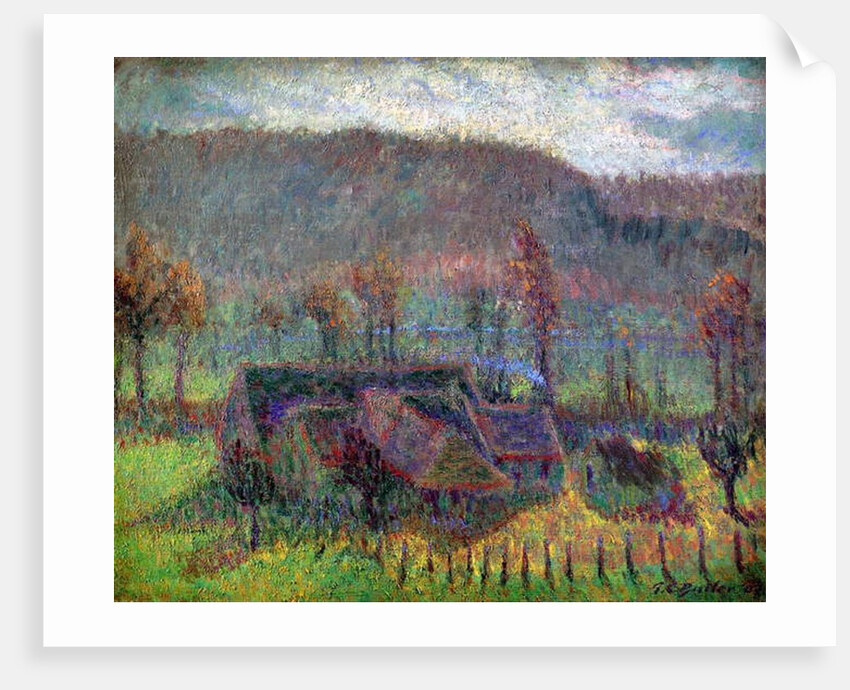 Cottages at Giverny, c.1907 by Theodore Earl Butler