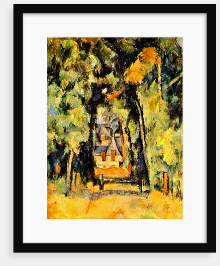 Road at Chantilly, 1888 by Paul Cezanne