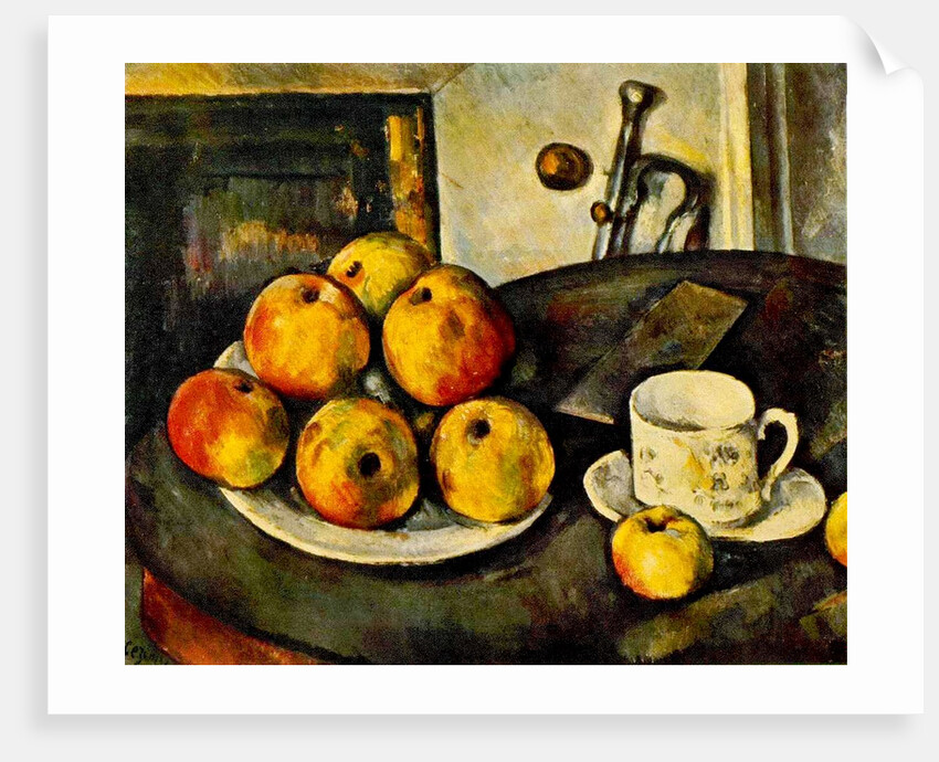 Still Life with Apples and a Cup, 1890-94 by Paul Cezanne