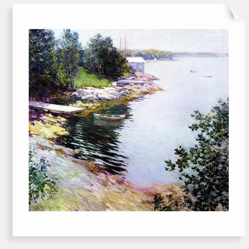 The Little White House, 1919 by Willard Leroy Metcalf