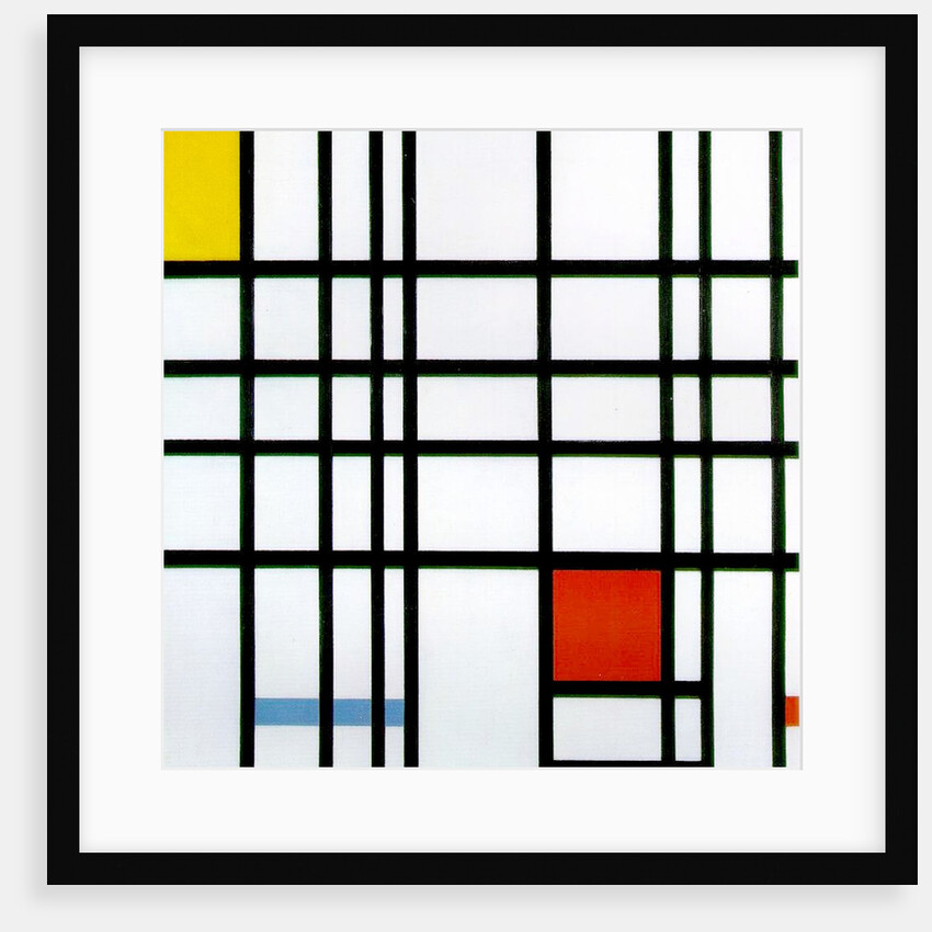 Composition with Red, Yellow and Blue, 1921 by Piet Mondrian