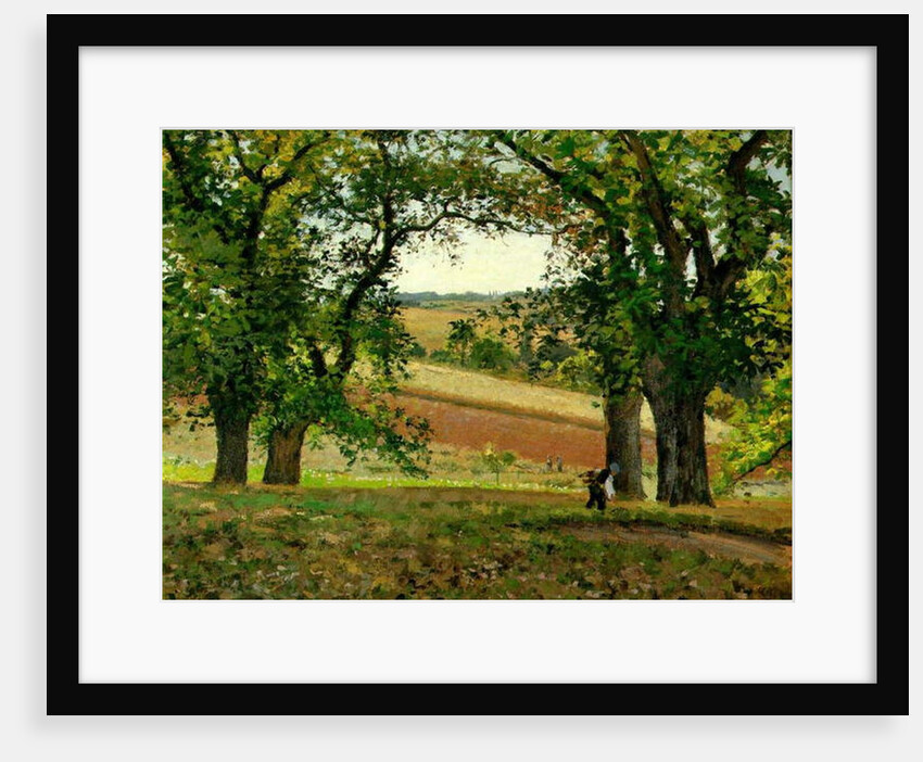 Chestnut Trees at Osny, c.1873 by Camille Pissarro