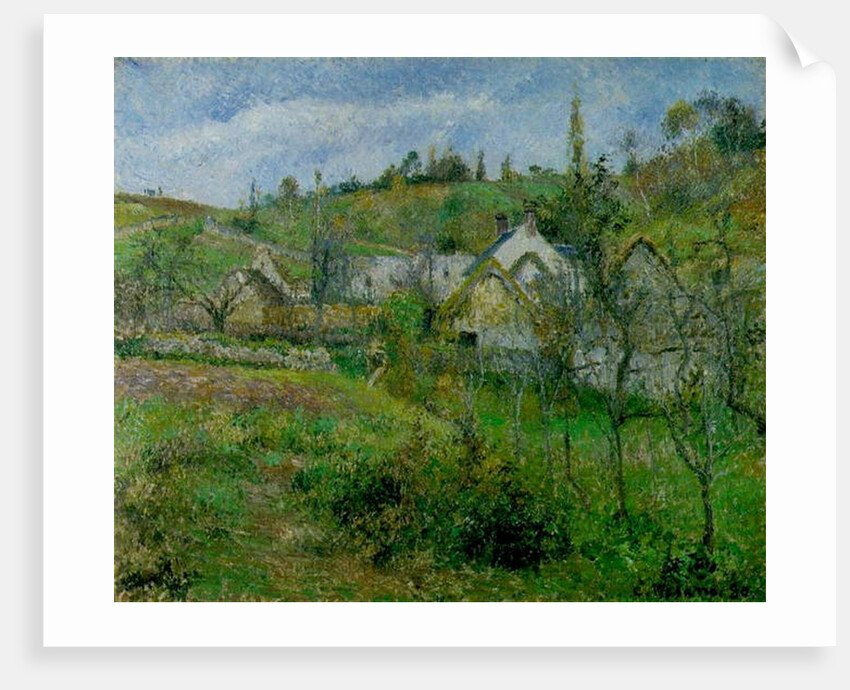 The Valhermeil, near Pontoise, 1880 by Camille Pissarro