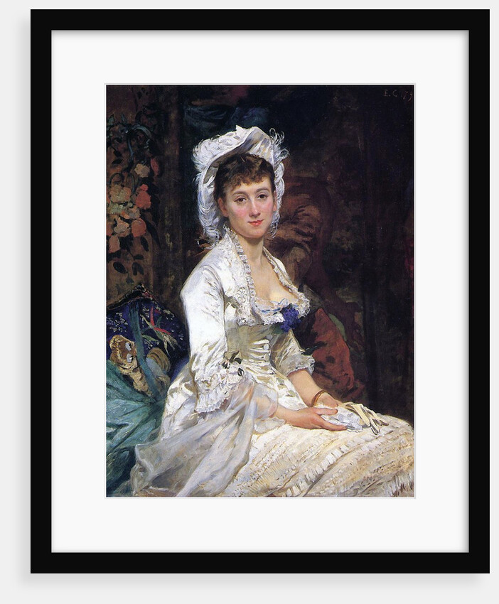 Woman in White, 1879 by Eva Gonzales