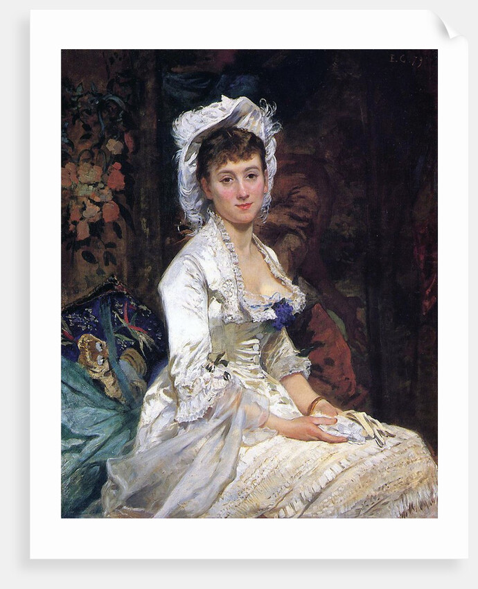 Woman in White, 1879 by Eva Gonzales