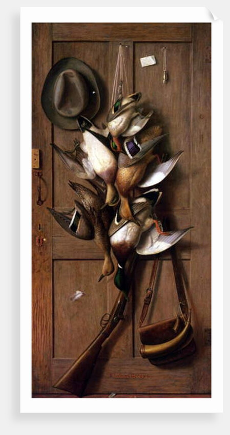 Ducks: Theodore Roosevelt's Cabin Door, 1905 by Richard la Barre Goodwin