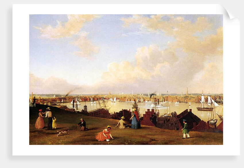 View of Baltimore, c.1850 by Fitz Henry Lane