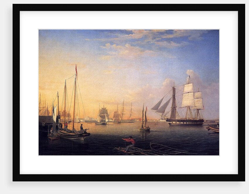 Baltimore Harbour, 1850 by Fitz Henry Lane