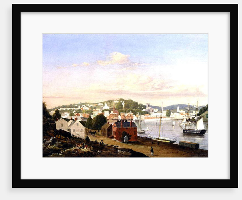 View of Norwich, Connecticut, USA, 1849 by Fitz Henry Lane