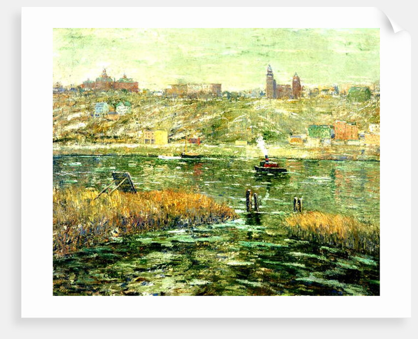 Harlem River, c.1913-15 by Ernest Lawson