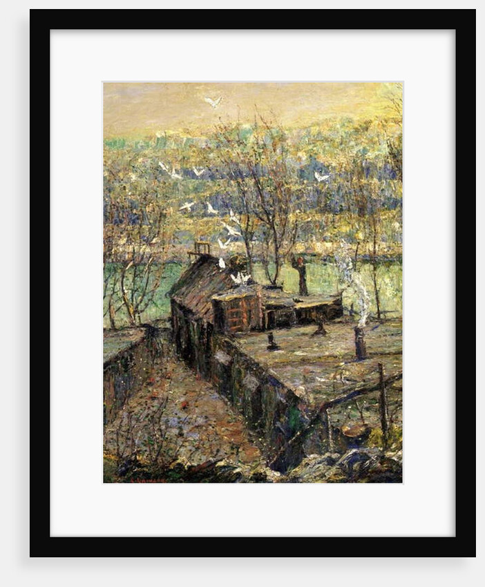 The Pigeon Coop, c.1916 by Ernest Lawson