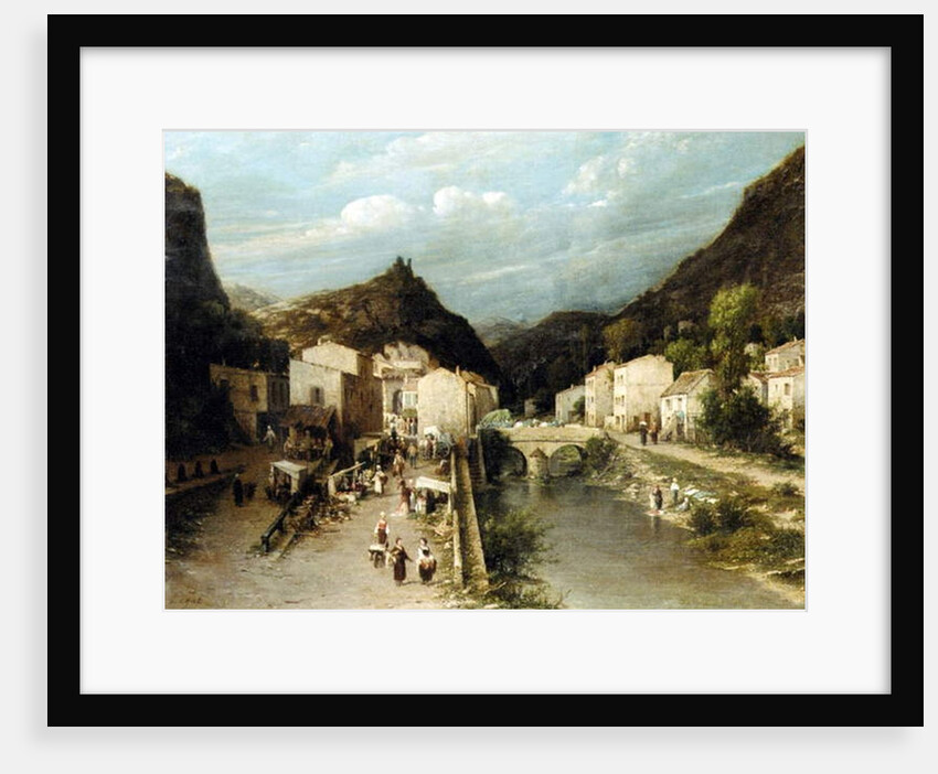 A Mountain Village, Italy by Silvestro Lega