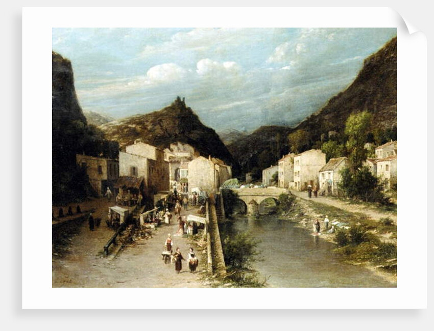 A Mountain Village, Italy by Silvestro Lega