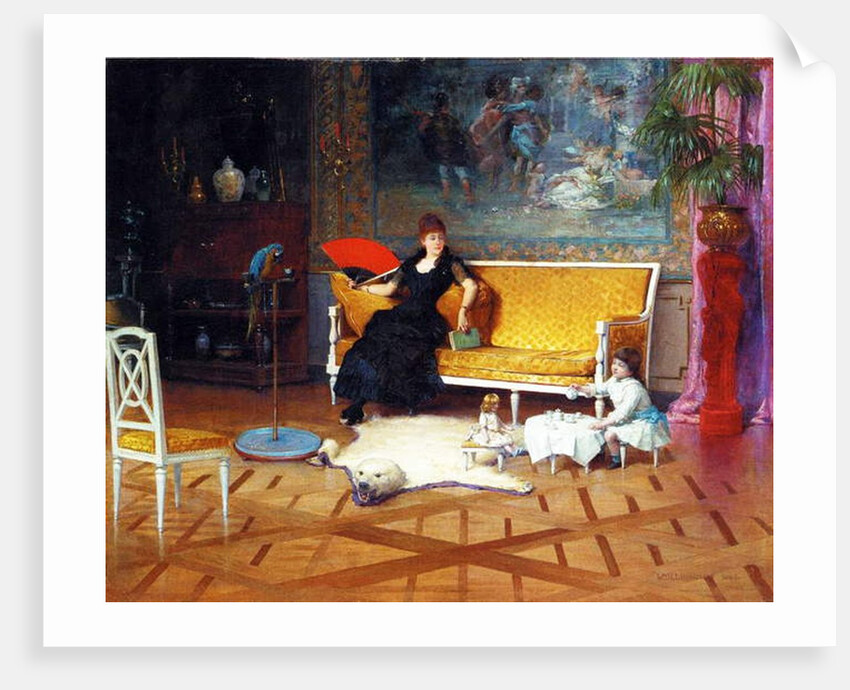 The Doll's Tea Time, 1885 by William Henry Lippincott