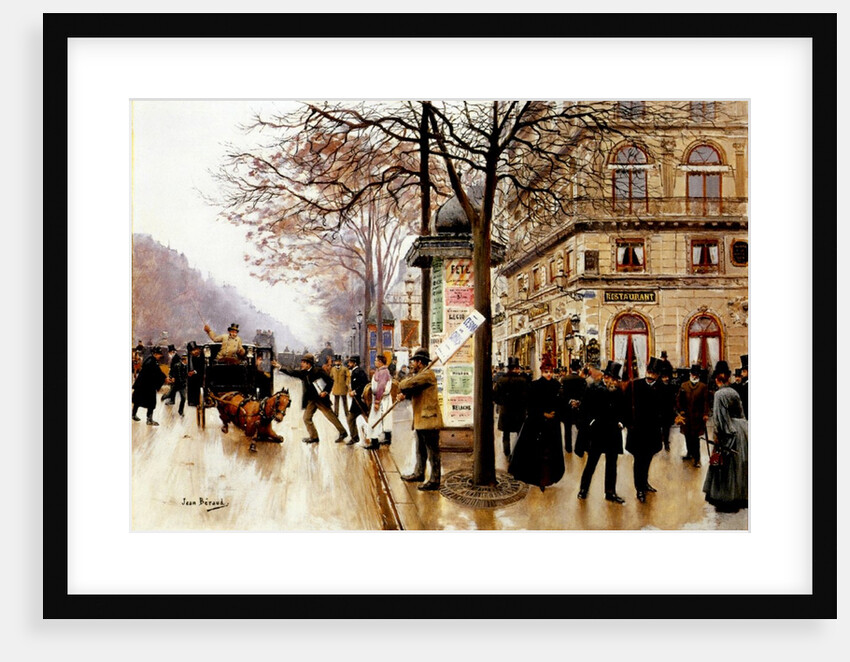 The Cab Accident by Jean Beraud