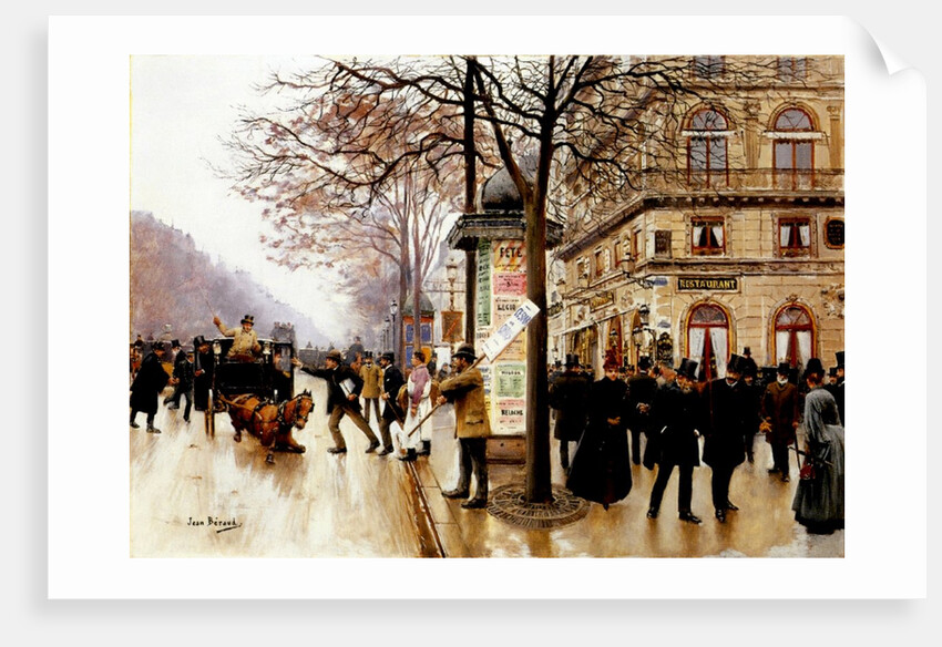 The Cab Accident by Jean Beraud