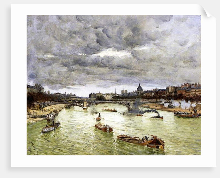 Paris, the Seine and Alexander III's Bridge, 1896 by Frank Myers Boggs