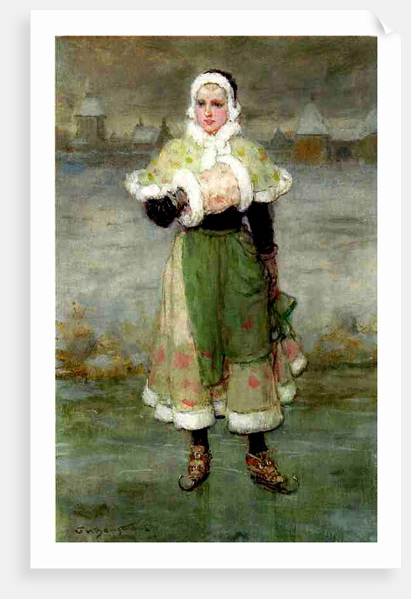 A Dutch Skater by George Henry Boughton