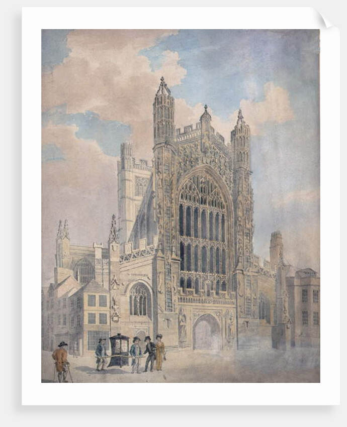 Bath Abbey by John Claude Nattes